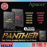 APACER SSD SATA PANTHER AS340 AS340X AS350 AS350X 120GB 240GB 480GB 960GB 1TB AP120GAS340G AP240GAS3
