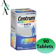 exp:02.2026 Centrum For Men 50+ 90 Tablets