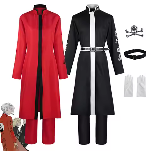 Tokyo Revengers Izana Kurokawa Rindo Haitani Cosplay Costume Tenjiku Leader Uniform Full Set
