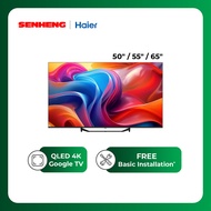 Haier S80F Series QLED 4K UHD HDR Google TV Series Television Televisyen H50S80FUX 50" / 55" / 65"