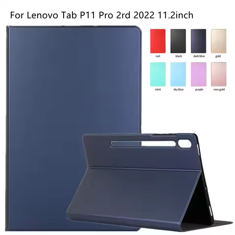 Case For Lenovo Tab P11 Pro 2rd 11.2 Case TB132FU 138FU FC Stand Flip Cover For Lenovo Tab P11 Pro 2