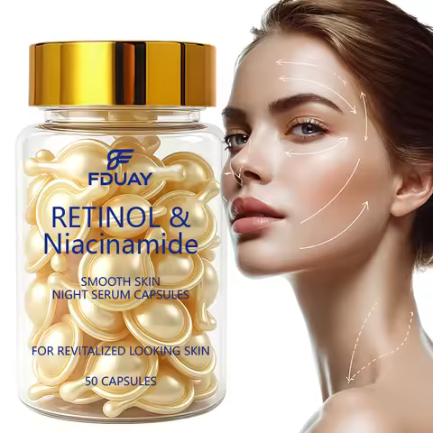 FDUAY Retinol Niacinamide Serum Daily Use with Elastic Protein Vitamin E And Glycerin for Skin Care
