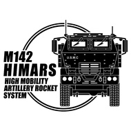 Himars Front Double Round Cutting Sticker