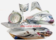 Combo 5 món Xi INOX gắn VISION 2021 2022 2023 pát pô+mỏ dè+quạt+pô e