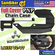 Y15 Y16 LC135 Chain Cover Peti Rantai 100% ORIGINAL Yamaha Vietnam + Bracket PNP Honda RS140 RSX
