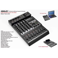 Ashley Remix 602 Audio Mixer Original 6channel Bluetooth USB to pc