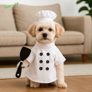 FUZOU Porch Geese Clothes, Washable Cartoon Chef Geese Outfit, Pet Supplies Secure Adjustable Outdoo