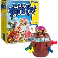 TOMY Pop Up Pirate Board Game - Family and Preschool Kids Games for Family Game Night - Winter Break