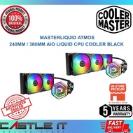 Cooler Master MasterLiquid Atmos 240 360 AIO Liquid CPU Cooler Black