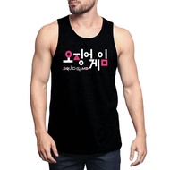 Men's Singlet-Tank Top For Man- Men's Gym-Korea-SQG Singlet/Sleeveless Singlet