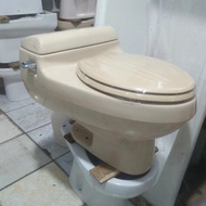 kloset closet wc duduk toto kodok C 436 warna coklat susu (beat)