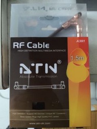 全新ATN RF Cable 1.5M電視天線 只開過盒)