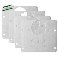 Cabinet Hinges Repair Plate,Stainless Steel Hinge Repair Brackets Kit,Kitchen Cupboard Door Hinge Re
