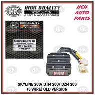 RECTIFIER & REGULATOR - DEMAK - SKYLINE 200 (5 WIRE)/ DTM 200/ DZM 200 (5 WIRE) - OLD VERSION (NK)