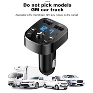 、‘】【； Car Kit FM Transmitter Bluetooth Audio Dual USB Car MP3 Player Autoradio Handsfree Car Charger 3.1A Fast Charger Car Accessories
