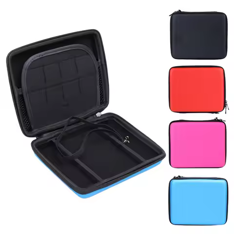 Hard EVA Storage Case Zip Pouch Protective Holder For Nintendo 2DS 3DS XL Console Travel Carrying Ca