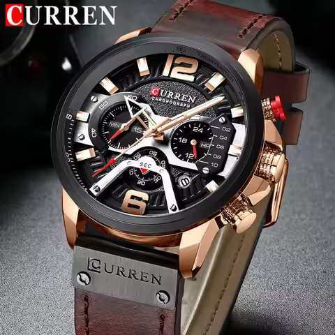 CURREN Relogio Masculino Sport Watch Men Top Brand Luxury Quartz Men's Chronograph Date Military Wri
