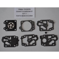 50 Pieces Walbro D10-WYB Diaphragm Gasket GX25 GX35 TL33 TL43 TL52 Zenoah G26L Carburetor Repair Kit