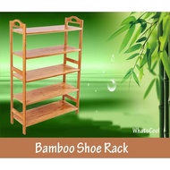 Bamboo Shoe Rack Shelves
