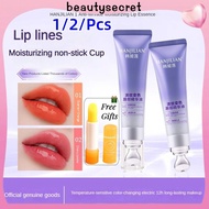 24h Shipping 1/2pcs Hanjilian Lip Essence Oil Fade Lip Lines Anti-cracking Cosmetics Moisturizing No