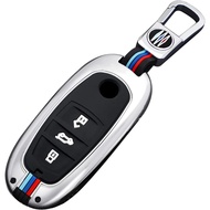 Metal Car Smart Key fob Holder for Volkswagen Keychain Cover 3 Buttons for VW Key Fob Cover Touareg 