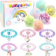 ▶$1 Shop Coupon◀  Bath Bombs for Kids with SurP.R.Ise Inside 6 Large Organic Bubble Kids Bath Bomb w