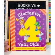 STORIES FOR 4 YEARS OLD BOOK/ HARDCOVER/ CHILDREN’S BOOK/ PRELOVED