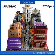 76444 Harry Potter Mini Diagonal Alley Children's Assembled Toys Boys Girls Children Gifts 8082106
