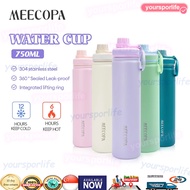MEECOPA 750ml Stainless Steel Water Bottle Insulation Tumbler Portable Sports Cup Drinking Bottle La