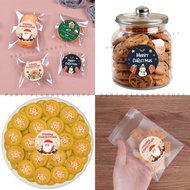 Stiker natal christmas sticker stiker label plastik kue stiker label cookies stiker label merry chri