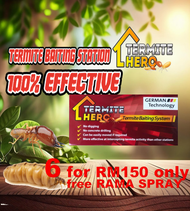 Termite Baiting Station TERMITE HERO / Termite box / Sistem Umpan Anai-anai / Colony Eliminating Sys