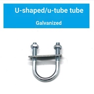 Galvanized U-Shaped Card Right-Angle Bolt Square Tube Buckle M6