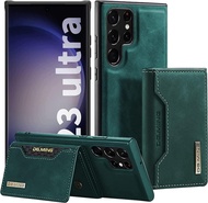 Cho Samsung S25 siêu S24 siêu trường hợp ví ví có thể tháo rời vỏ điện thoại với đồ đựng thẻ ốp da m