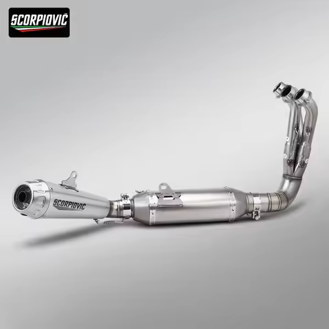 For MT09 YZF-R9 MT-09 2021-2025 Motorcycle exhaust low position full system MT09 exhaust muffler 51M