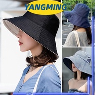 YANGYANG Bucket Hat Women UV Protection Panama Hat Wide Brim Sunshade Hat