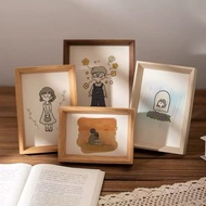SG Stock Simple Wooden Photo Frame Picture Frame 3R 4R 5R 6R 8R A4 Home and Office Modern Decoration