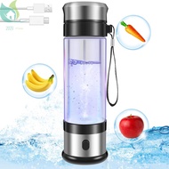 Hydrogen Water Bottle Rechargeable Hydrogen Water Lonizer Machine 350ml Hydrogen Water Generator 3 M