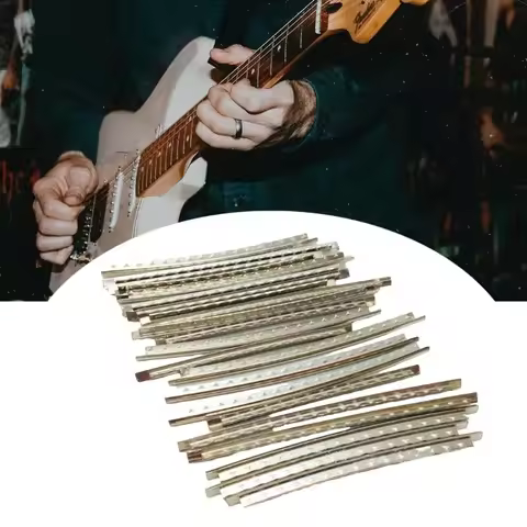 24 Frets Acoustic Guitar Fret Wire 2.4/2.7/2.9mm Guitar Fretboard Wire 24Pcs Set