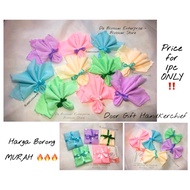 Door Gift Handkerchief Goodies Borong Wholesale Door Gift Kahwin Murah Party Event Gift Doorgift Sapu Tangan 1pc