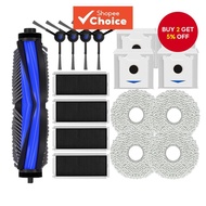 For Ecovacs Deebot N30 Omni / N30 Pro Omni Robot Vacuum Cleaner Accessory Main Side Brush Hepa Filte