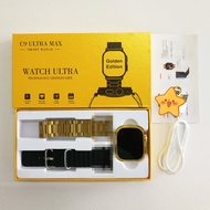 USAMS New C9 Ultra Pro Gold Smart Watch Ultra Series 9 Bluetooth Call Men Smartwatch 2025 Watch Ultr