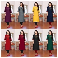 Women Rayon Long Kurtis