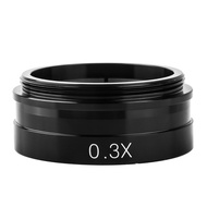 Barlow เสริมเลนส์แก้ว0.5X/2.0X / 0.3X ชุดสำหรับ10A 180X C-MOUNT เลนส์อุตสาหกรรมกล้องจุลทรรศน์วิดีโอก