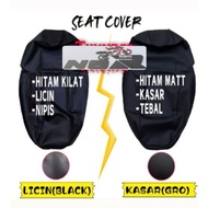 🔥LC135 V1-V8 Seat Cover Sarung Sit Duduk Motor (BLACN LICIN / GRO KASAR / WL TAK PAYAH STAPLE / DOT 