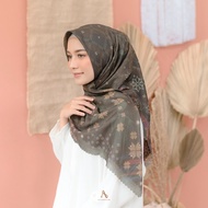 AZHA SERIES / PII SCARF HIJAB VOAL ULTRAFINE LASERCUT / SQUARE HIJAB / VOAL PRINT