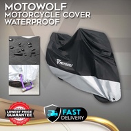 MOTOWOLF Motorcycle Cover Waterproof Cover Penutup Motorsikal Yamaha Honda BMW Kawasaki Suzuki XMAX