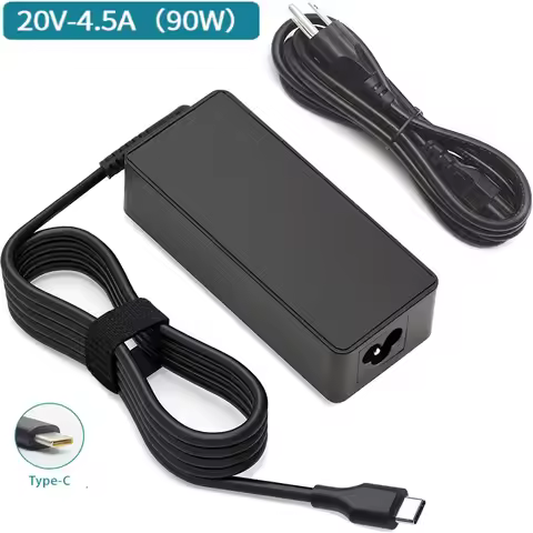 90W USB-C Charger for HP Spectre x360 Dell TDK33 Lenovo ThinkPad T480 T480s T580 T580s IdeaPad Yoga 