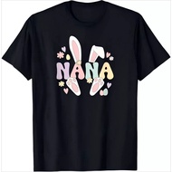 Nana Grandmother Easter Bunny Nana Grandma Easter Day T-Shirt