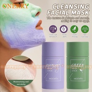 Green Tea Stick Cleansing Mud Mask Removal Blackheads Pore Mask Oil Balance Mask Onerrymy