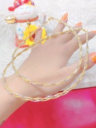 Vòng Cổ Nữ Mạ Vàng 18k 02 Màu Xinh Đẹp - Lokalo - Mang Y Vàng Thậ.t - Dễ Phối Thời Trang - Hàng Xuất